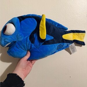Disney Blue and Yellow Fish Plush dory finding Nemo Pixar